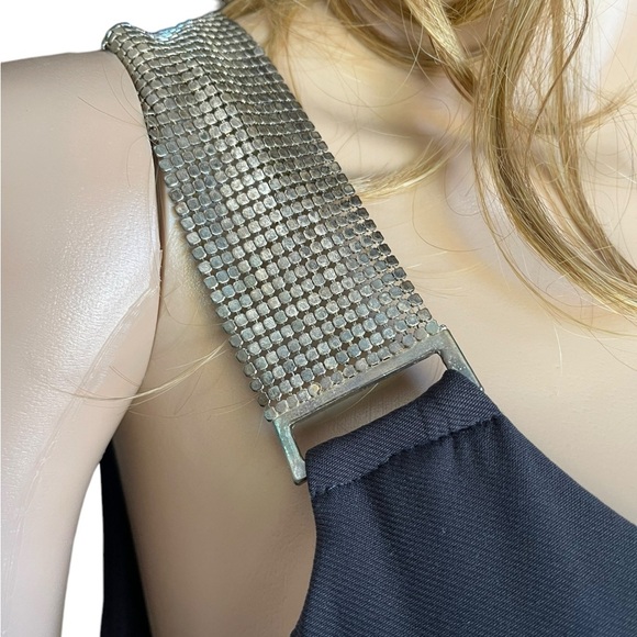 New! Betsy Adam Embelished One Shoulder
Black Dress size 6 - Picture 9 of 16